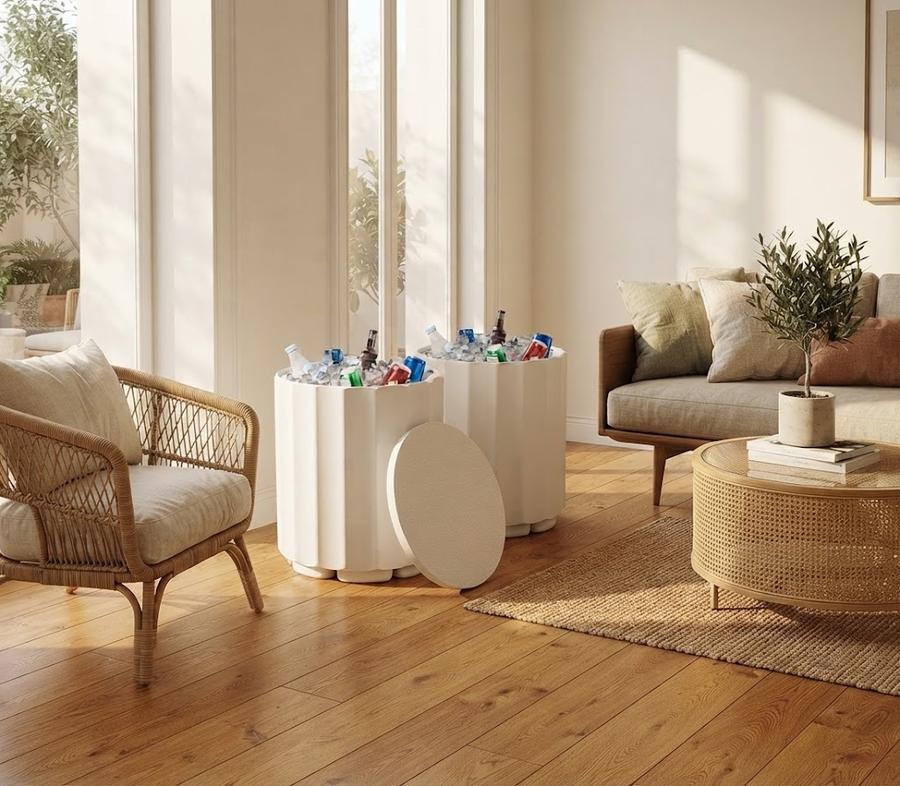 FONTOI Outdoor Cooler Side Table
